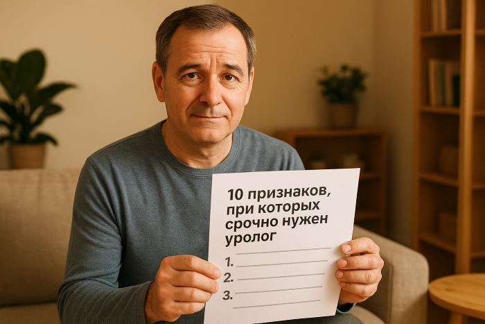 нужен уролог мужчине 50+