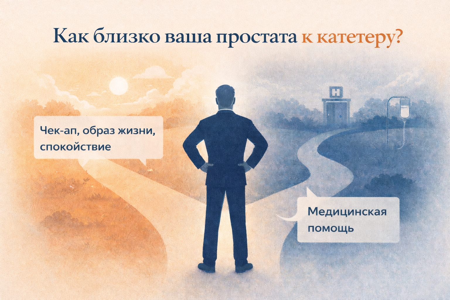 Онлайн тест: «Насколько ваша простата близка к катетеру?