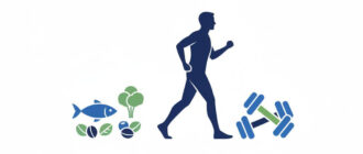 "Инфографика: мужское здоровье после 50 — питание, физическая активность, контроль гормонов"